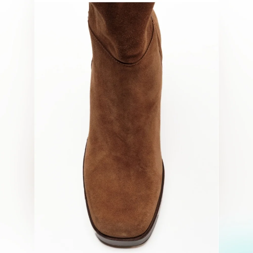 NWB FREE PEOPLE suede echo platform over the knee boot - Picture 7 of 15